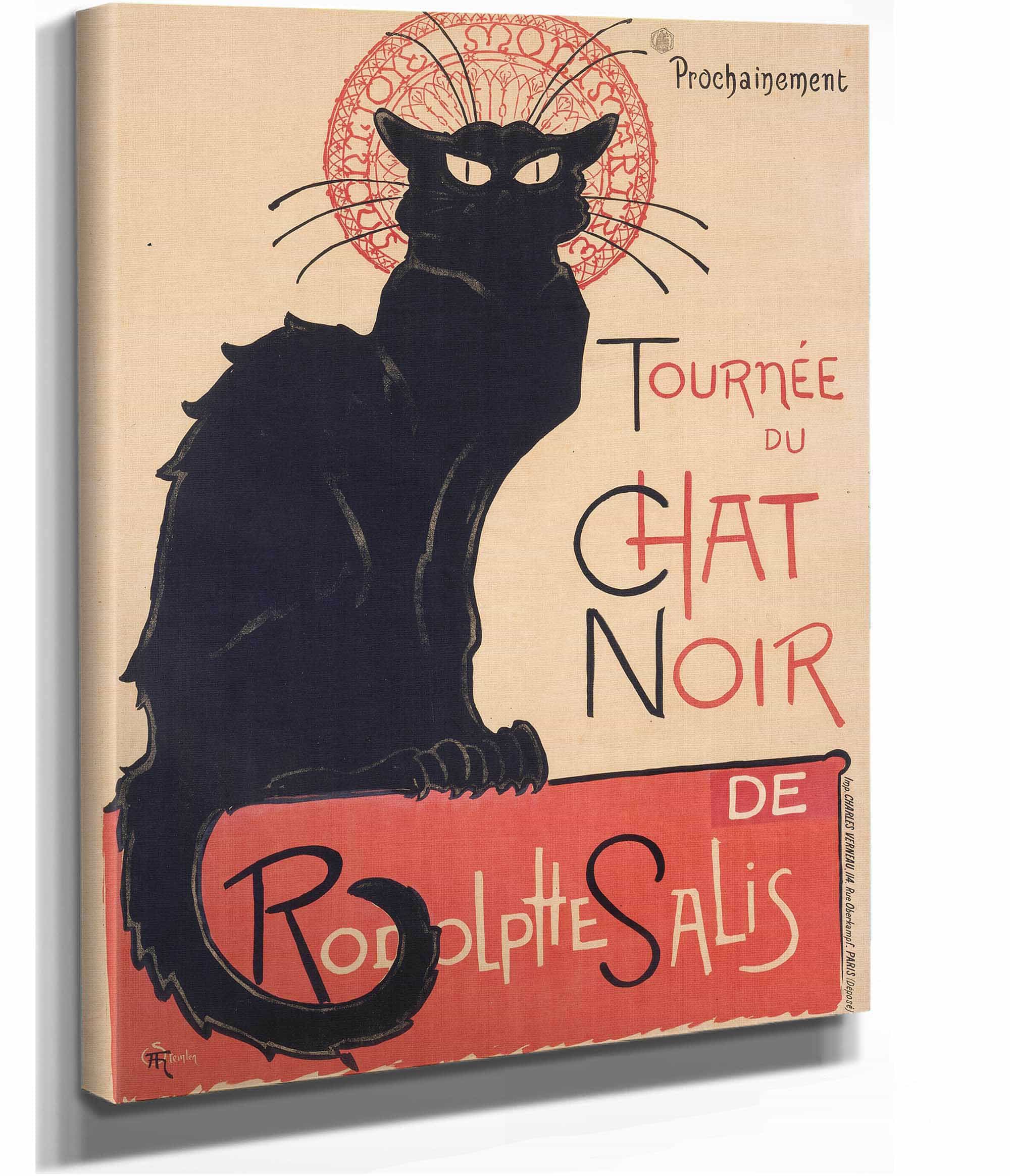 Tournee Du Chat Noir by Theophile Alexandre Steinlen