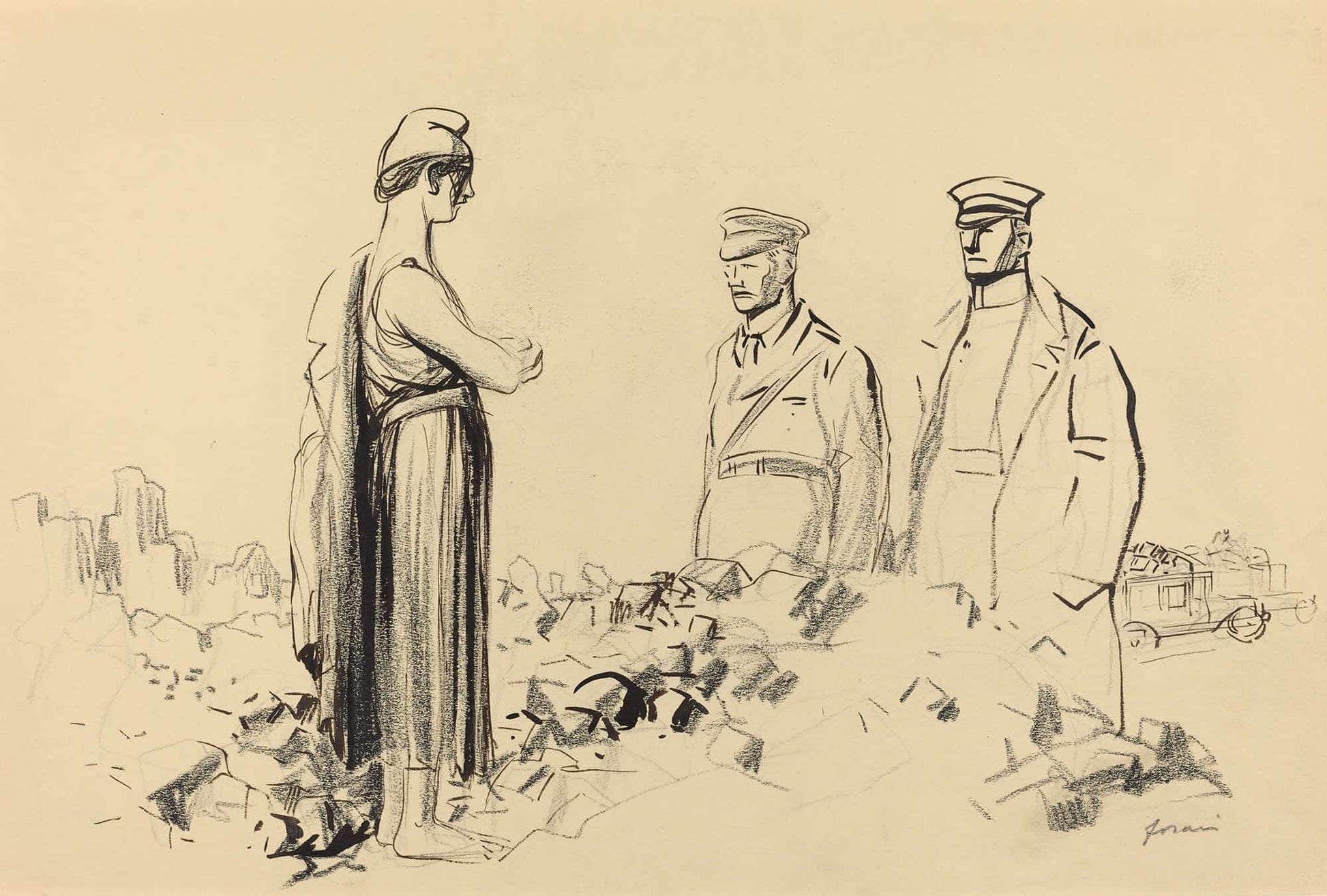 Toward Peace Iii by Jean Louis Forain