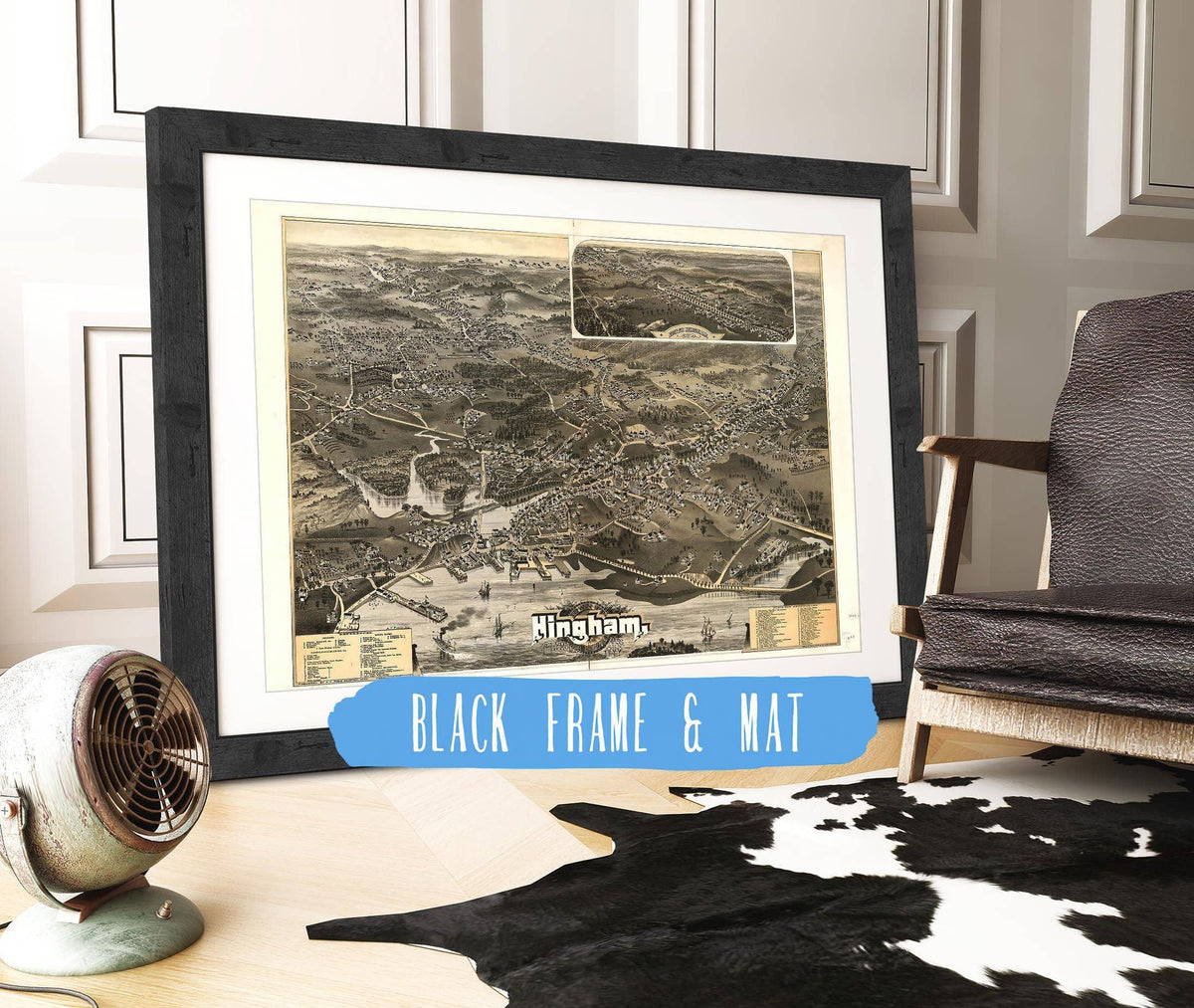 Town Of Hingham Plymouth County Mass 1885 State of Massachusetts