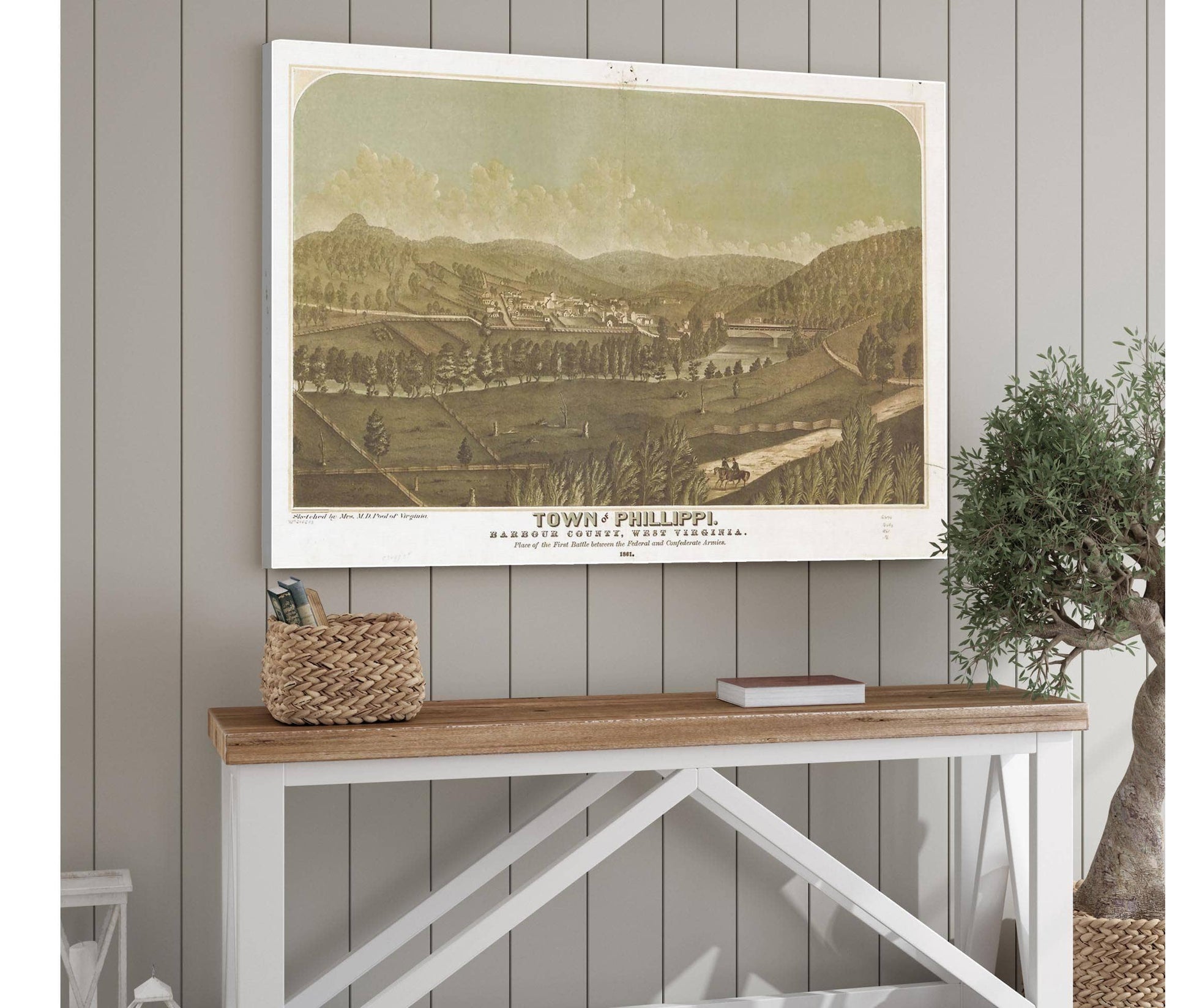 Town Of Phillippi Barbour County West Virginia 1861  State Of West Virginia