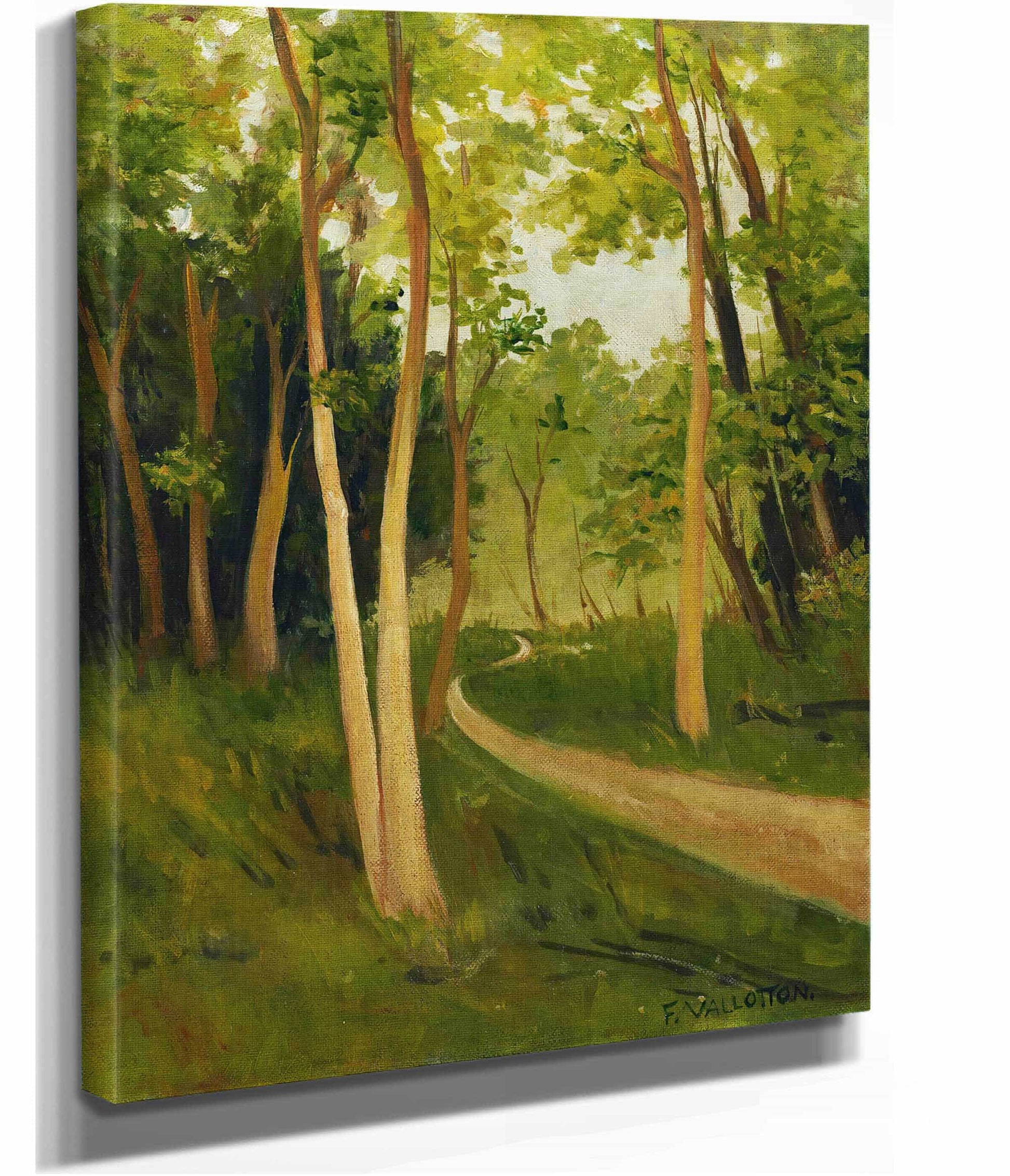 Track In The Bois De Boulogne by Felix Vallotton