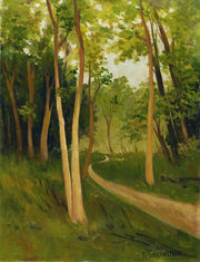 Track In The Bois De Boulogne by Felix Vallotton
