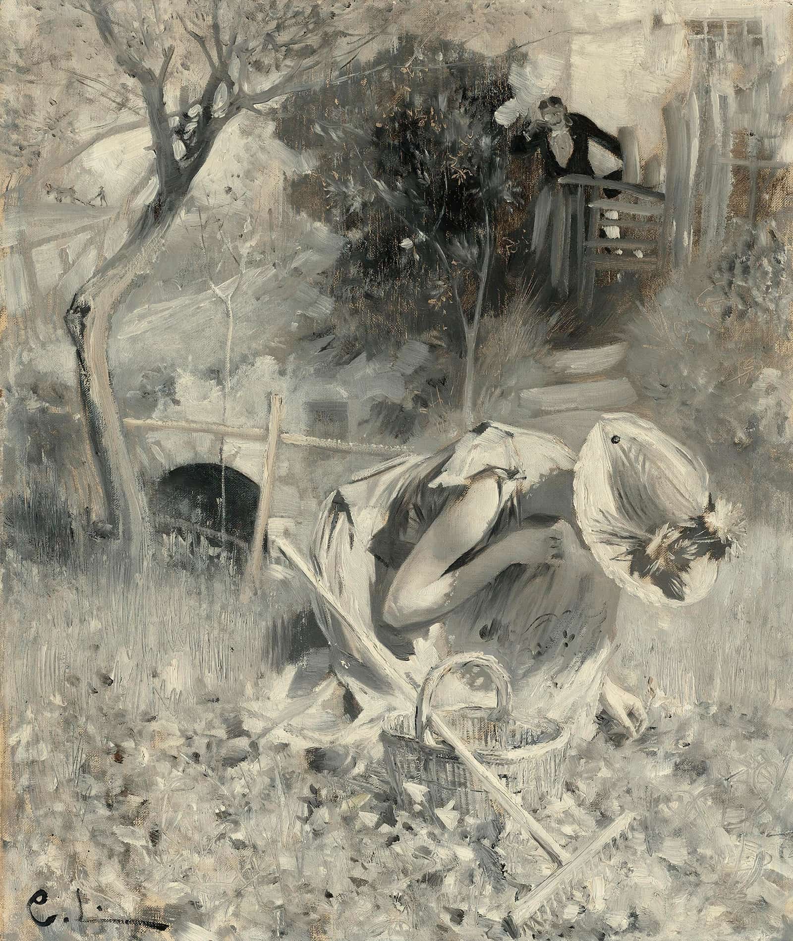 Tradgardsidyll Garden Idyll by Carl Larsson