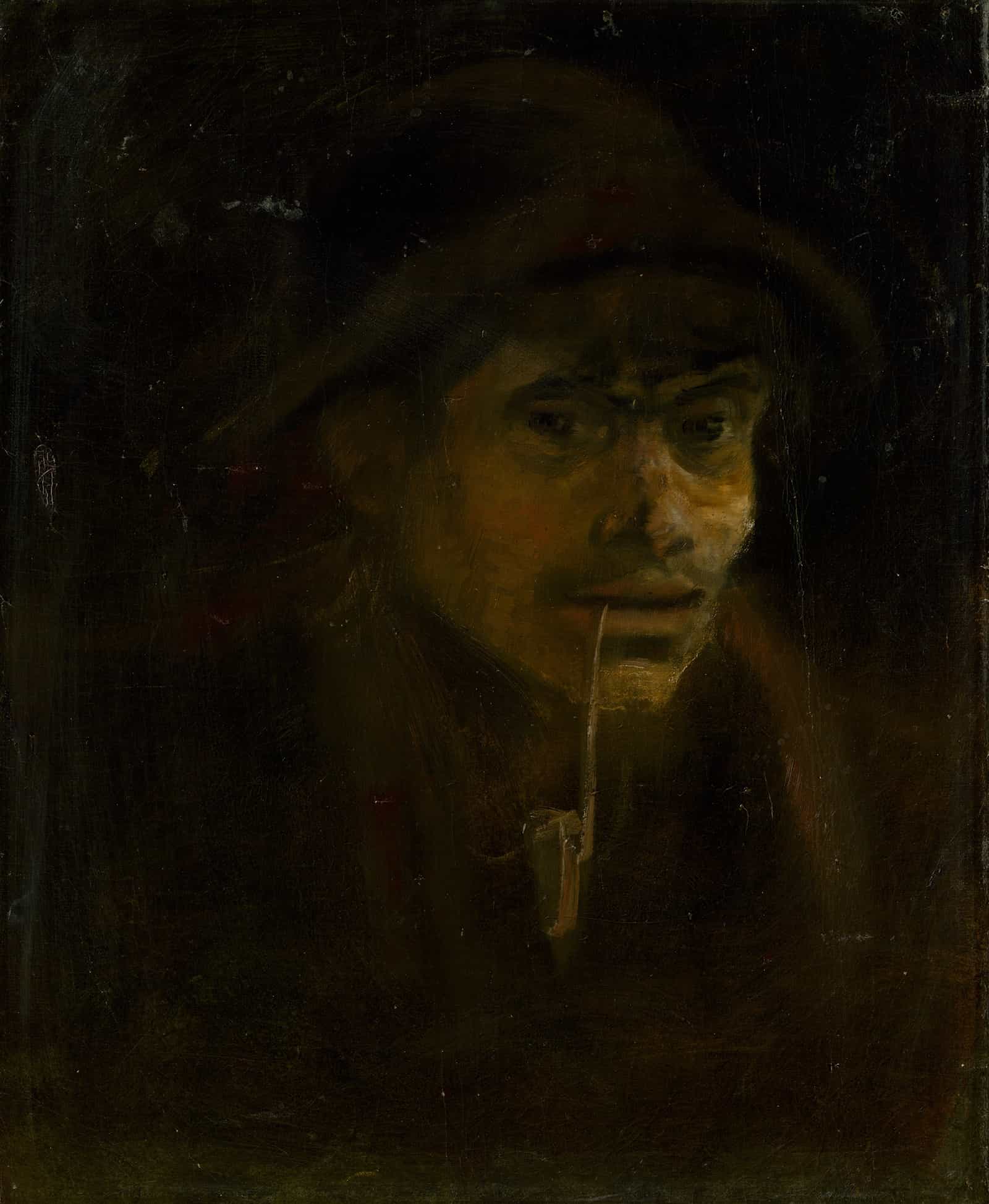 Tramp With A Pipe   by Ladislav Mednyanszky
