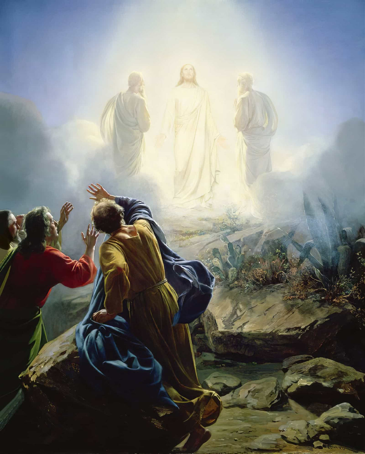 Transfiguration Of Jesus by Carl Bloch