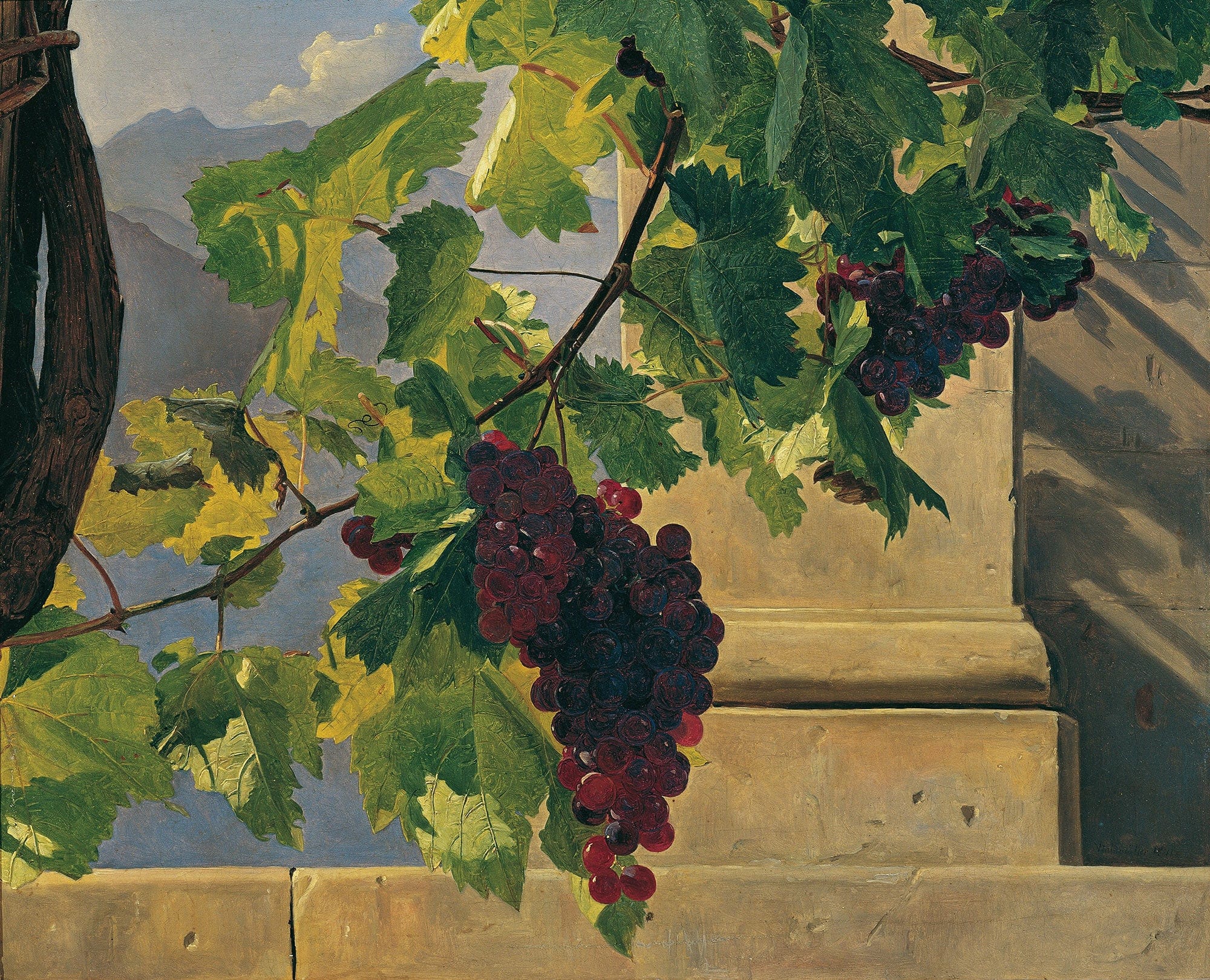 Traubengehange by Ferdinand Georg Waldmuller