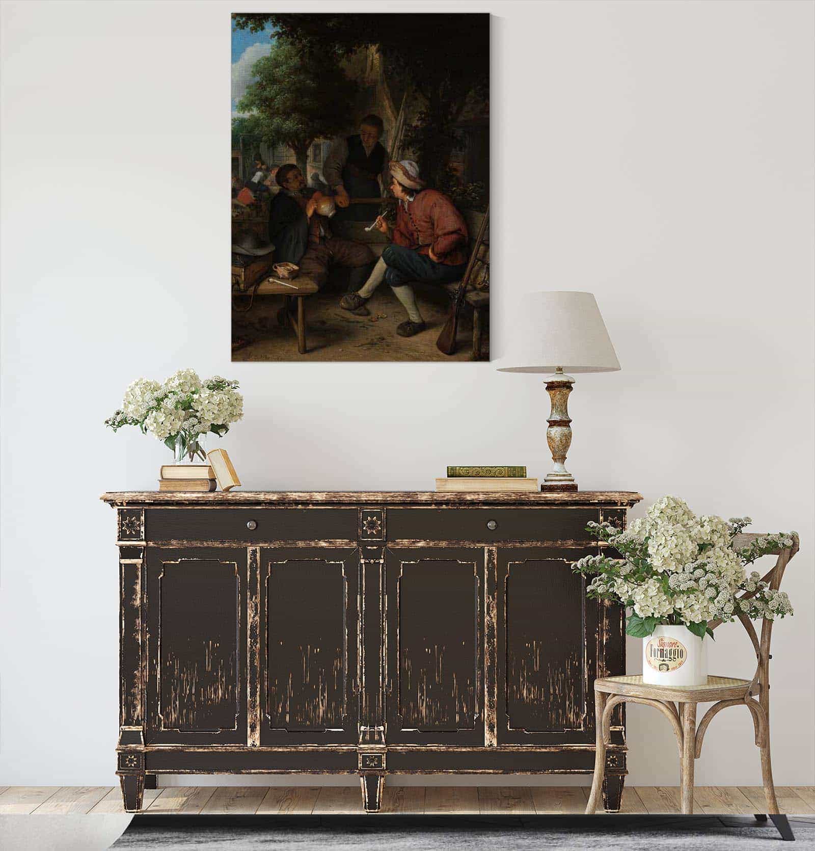 Travellers At Rest by Adriaen Van Ostade