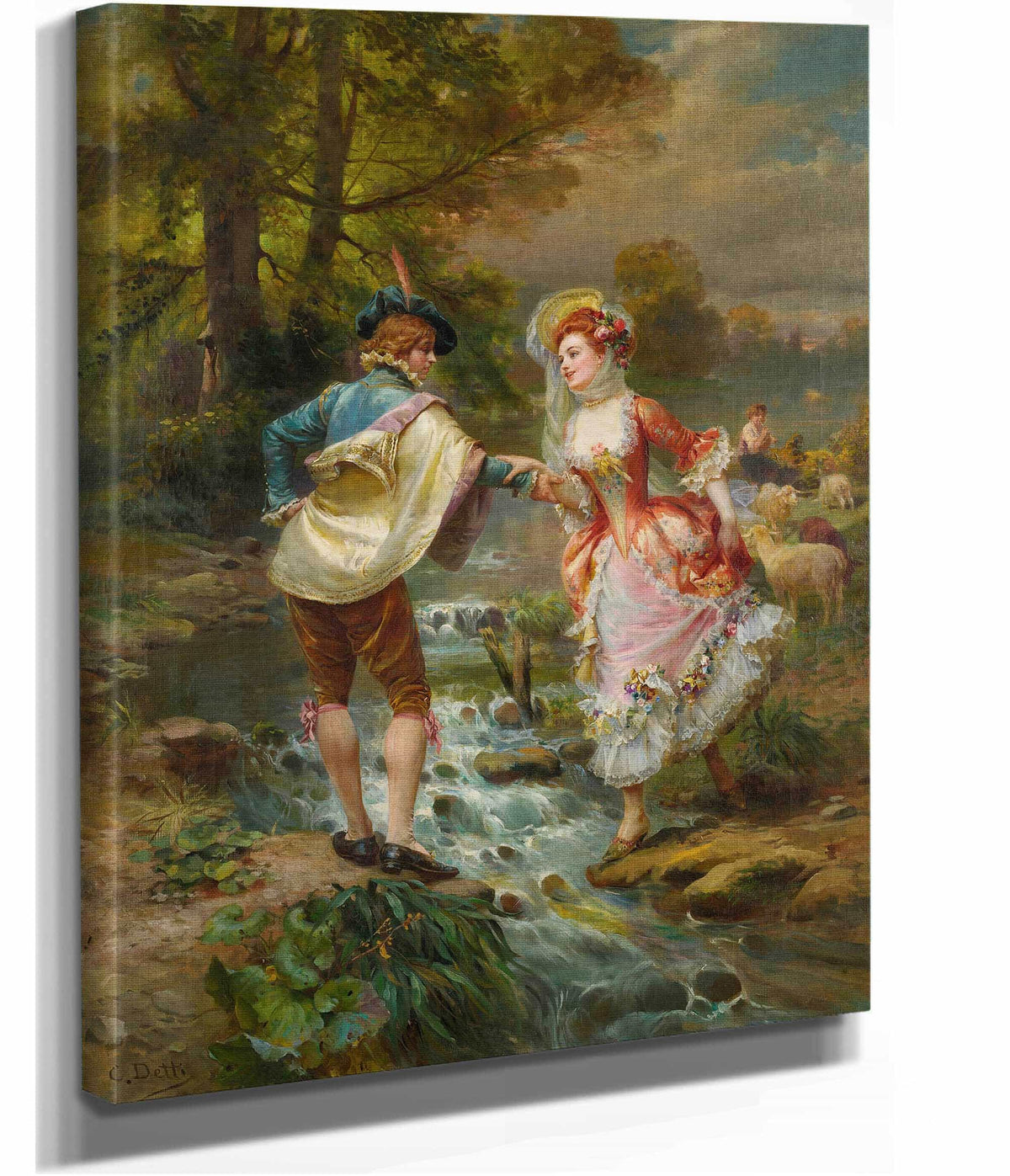 Tres Galant by Cesare Auguste Detti