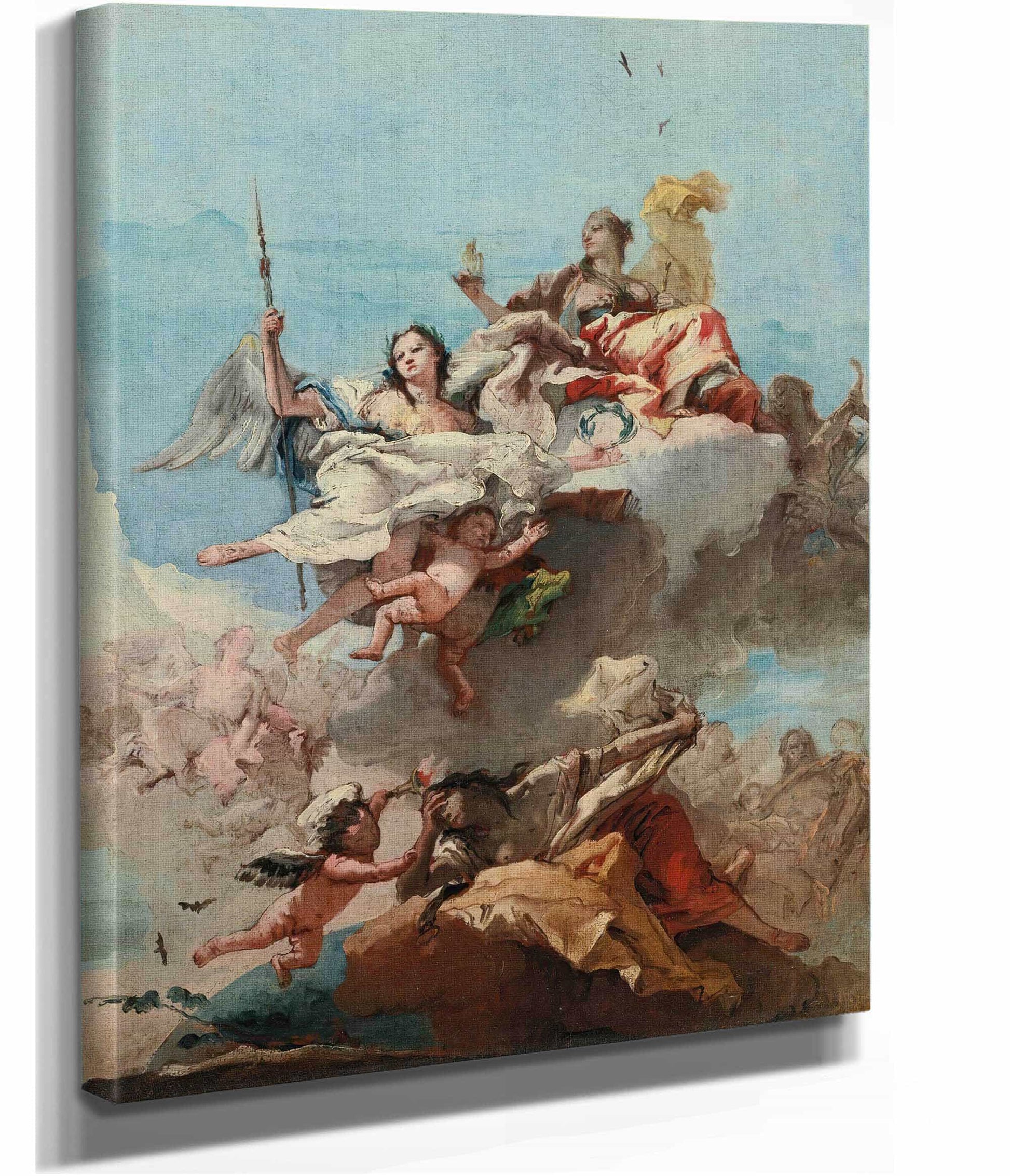 Triumph Of Virtue by Giovanni Domenico Tiepolo