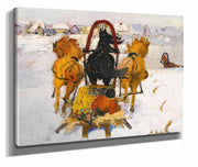 Troika In The Snow by Filipp Malyavin