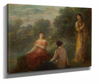 Trois Nymphes Pres Dune Source by Henri Fantin Latour