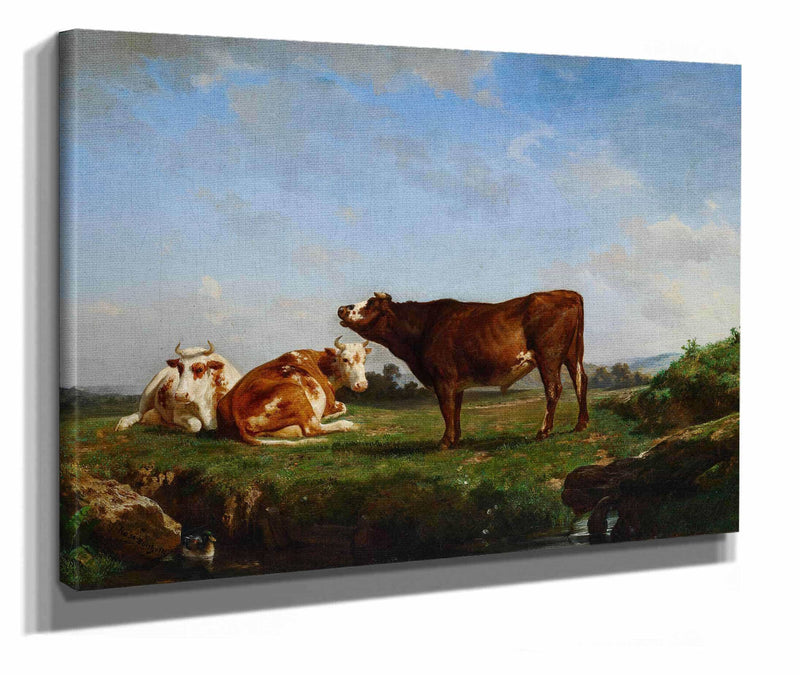 Trois Vaches Au Paturage by Rosa Bonheur