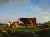 Trois Vaches Au Paturage by Rosa Bonheur