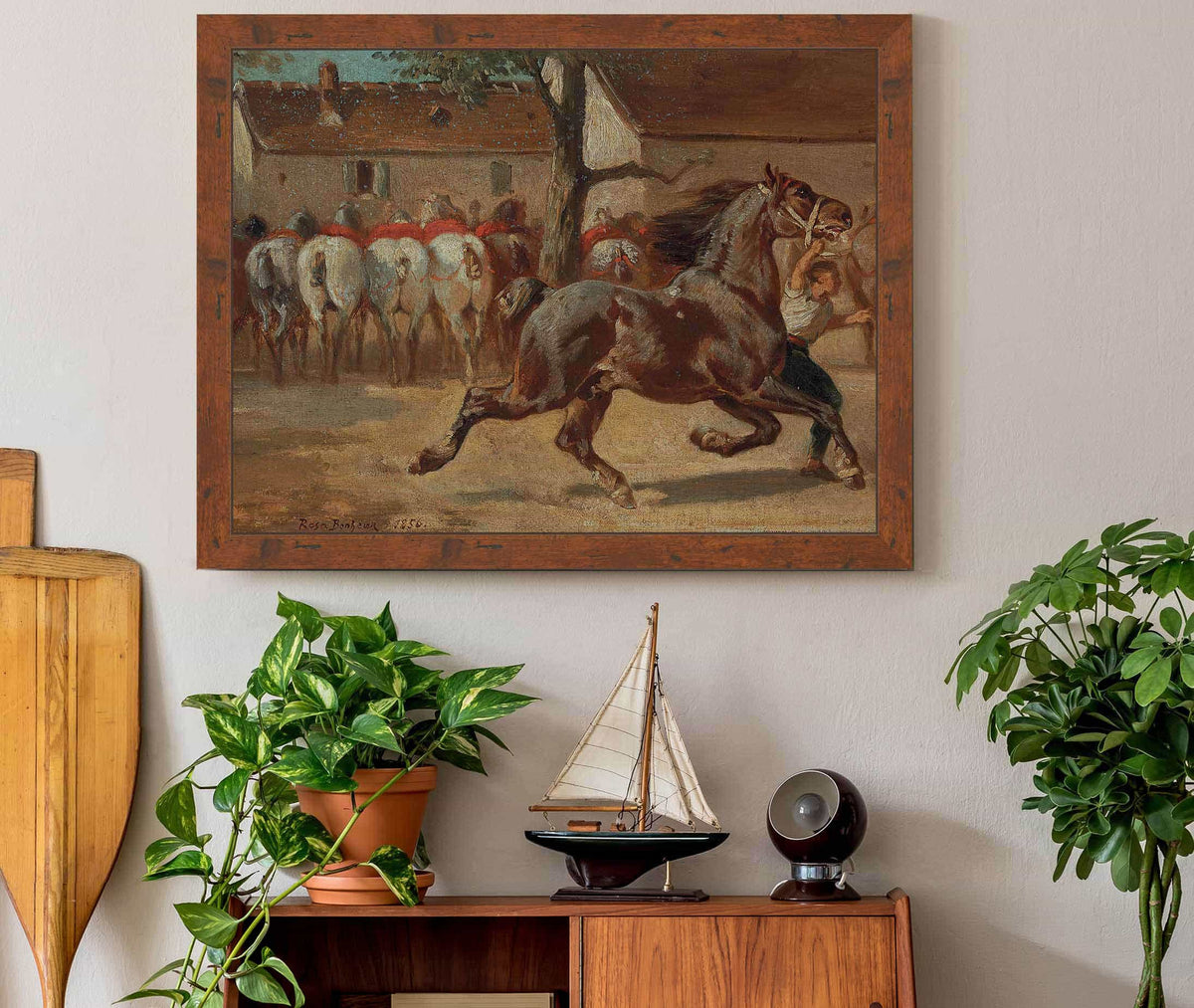 Trotting A Horse by Rosa Bonheur