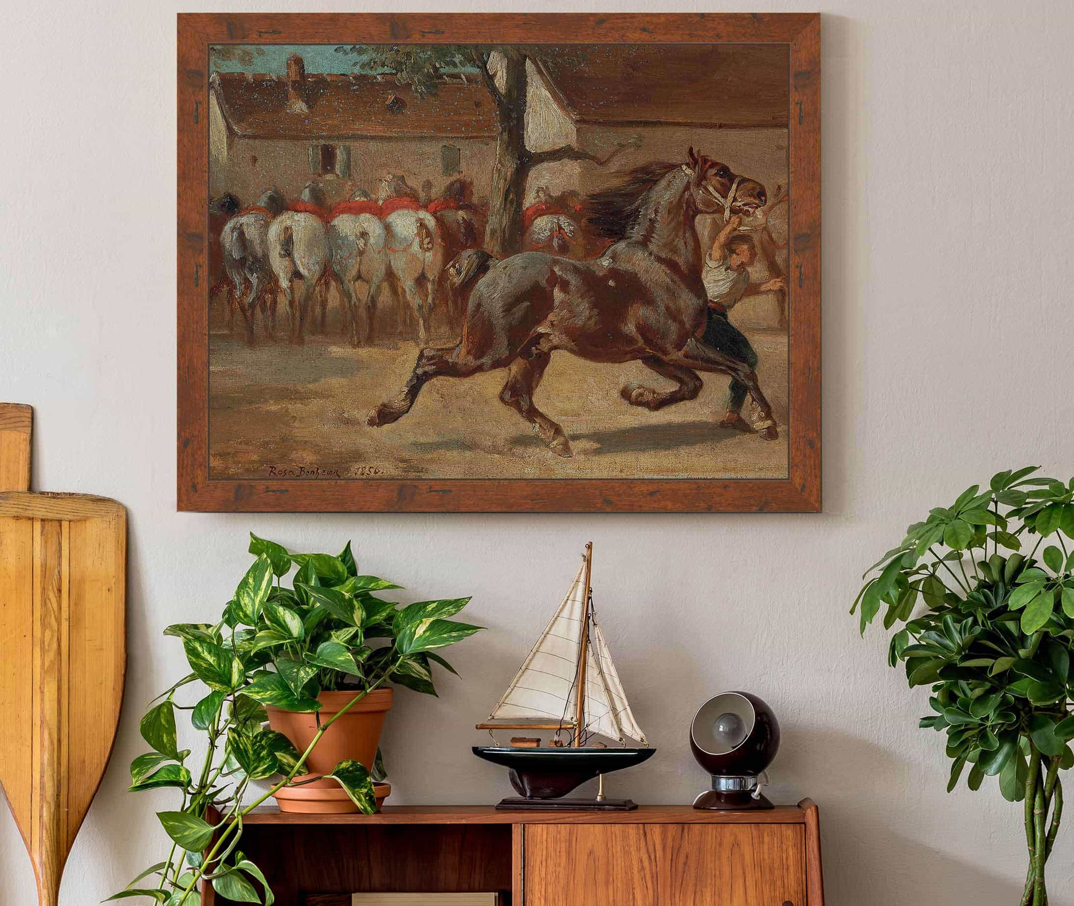Trotting A Horse by Rosa Bonheur