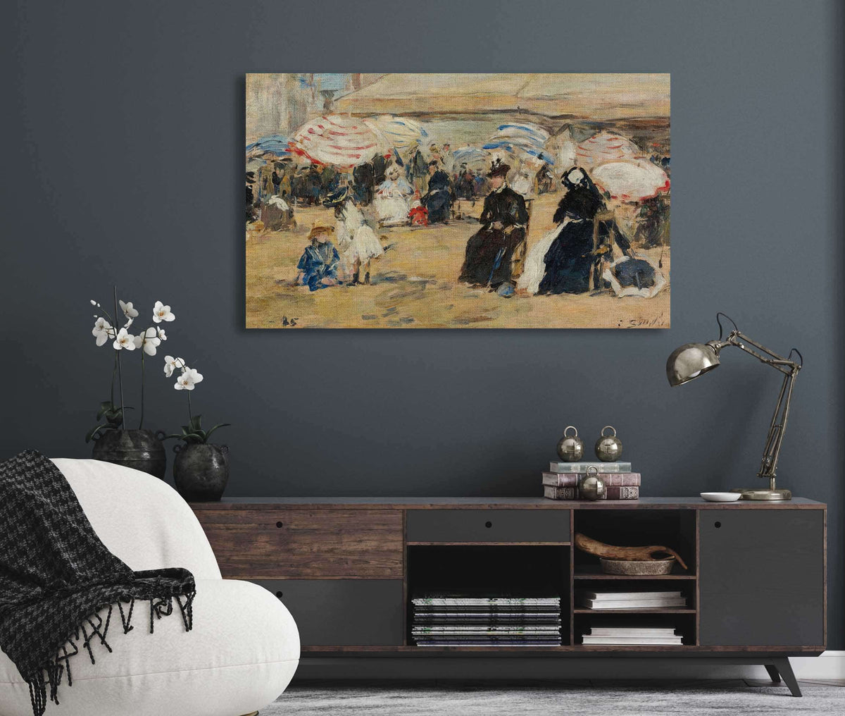 Trouville La Nourrice by Eugene Boudin