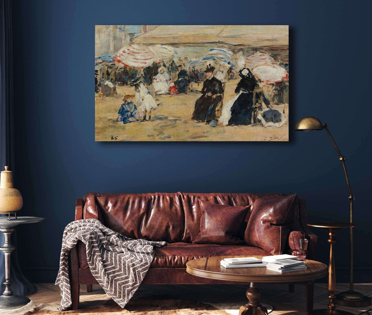 Trouville La Nourrice by Eugene Boudin