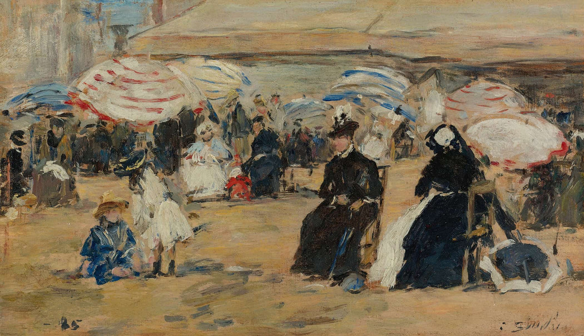 Trouville La Nourrice by Eugene Boudin
