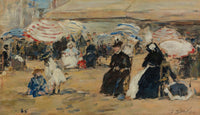 Trouville La Nourrice by Eugene Boudin
