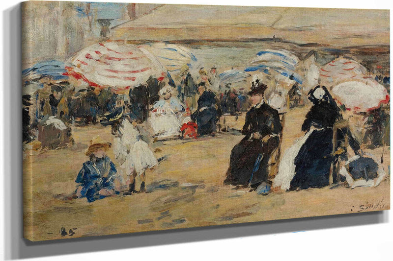 Trouville La Nourrice by Eugene Boudin