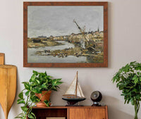 Trouville Le Port by Eugene Boudin