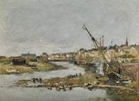 Trouville Le Port by Eugene Boudin
