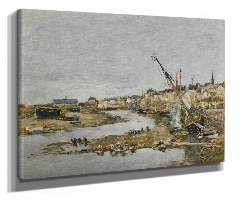 Trouville Le Port by Eugene Boudin