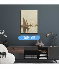 Trouville Les Jetees Maree Haute by Eugene Boudin