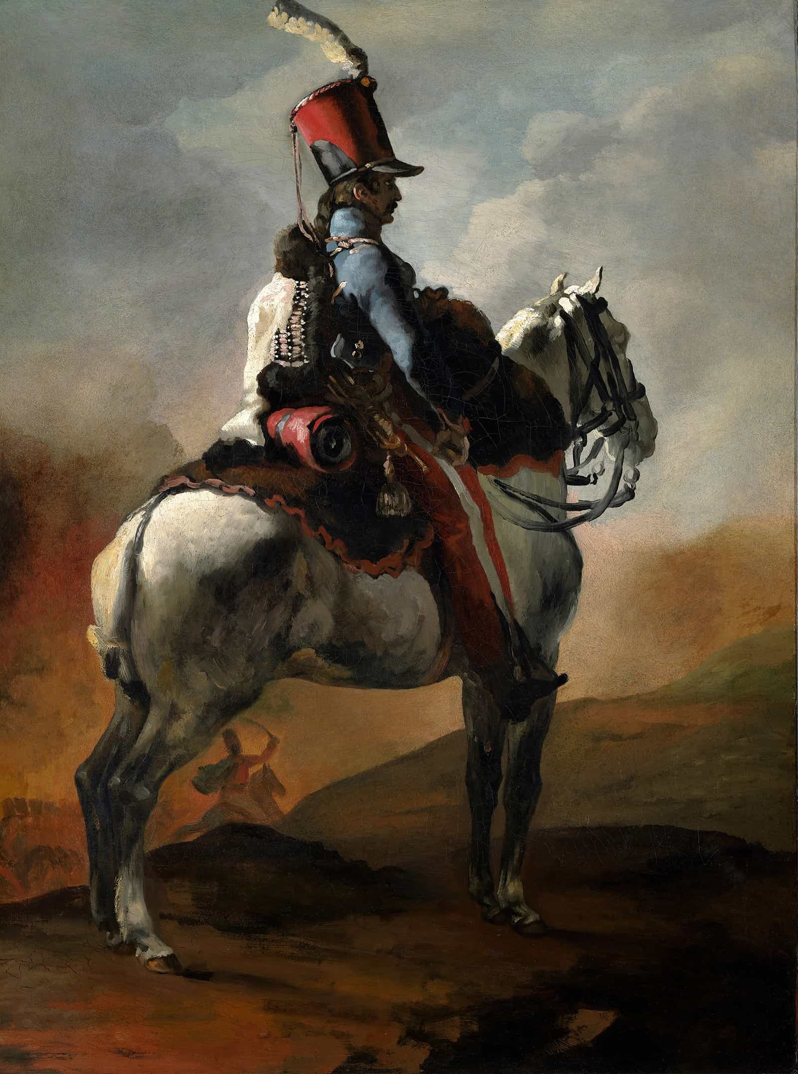 Trumpeter Of The Hussars   by Theodore Gericault