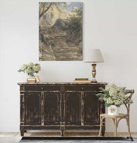 Tuintrap Bij Haddon Hall Derbyshire  by David Cox