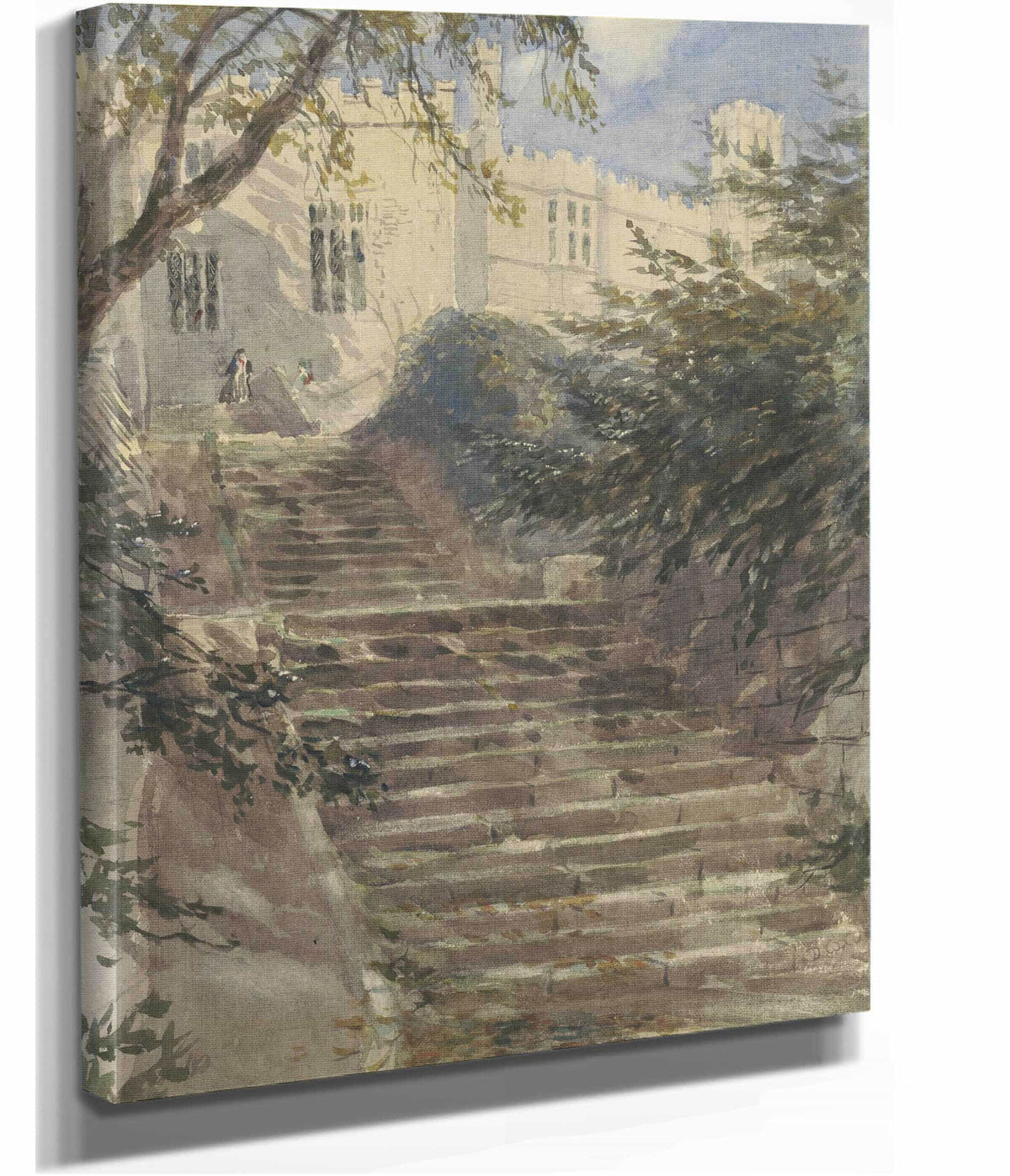 Tuintrap Bij Haddon Hall Derbyshire  by David Cox