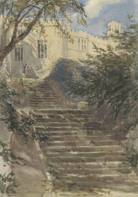 Tuintrap Bij Haddon Hall Derbyshire  by David Cox