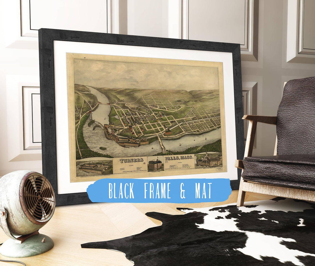 Turners Falls Mass 1877 State of Massachusetts