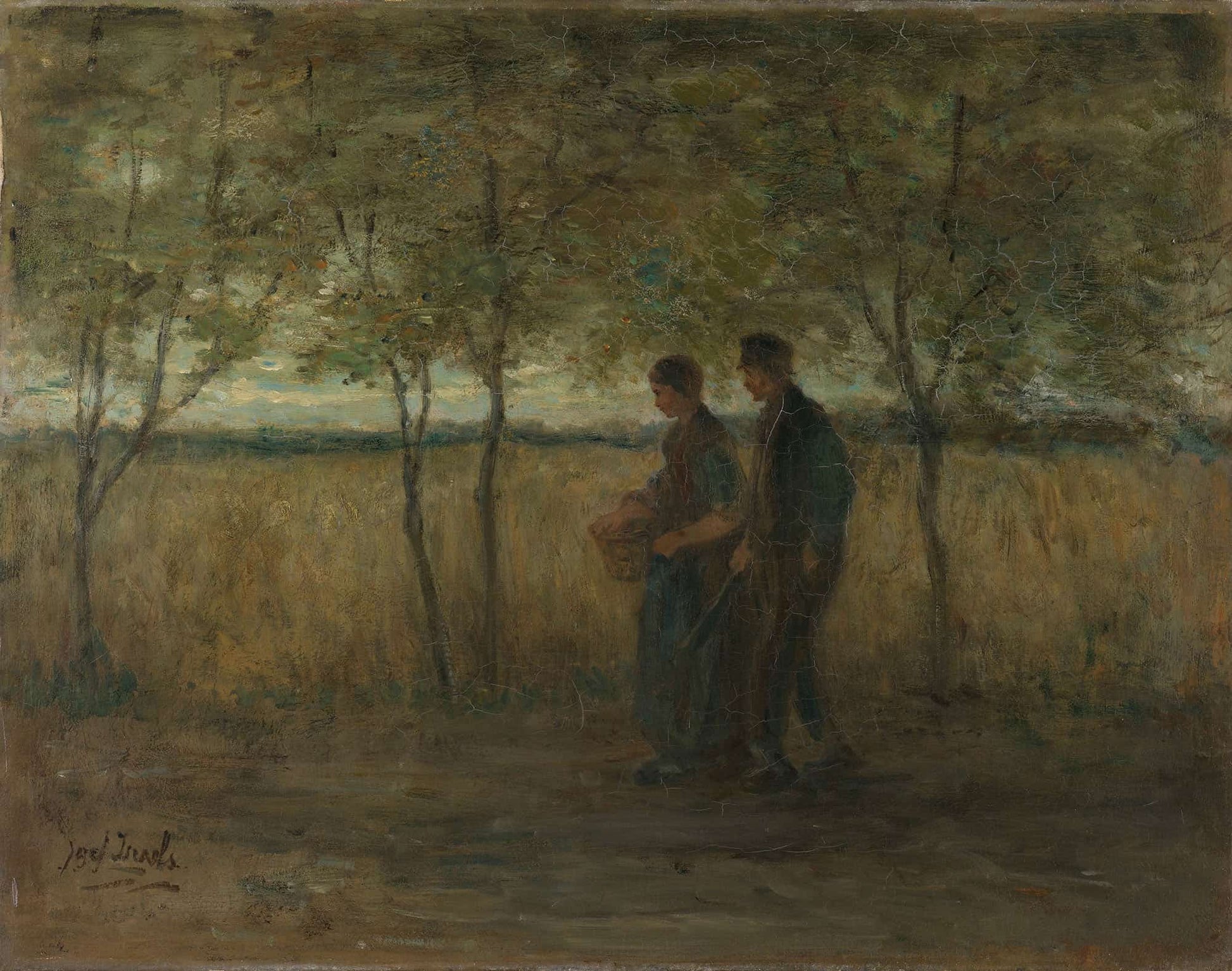 Turning Homewards by Jozef Israels