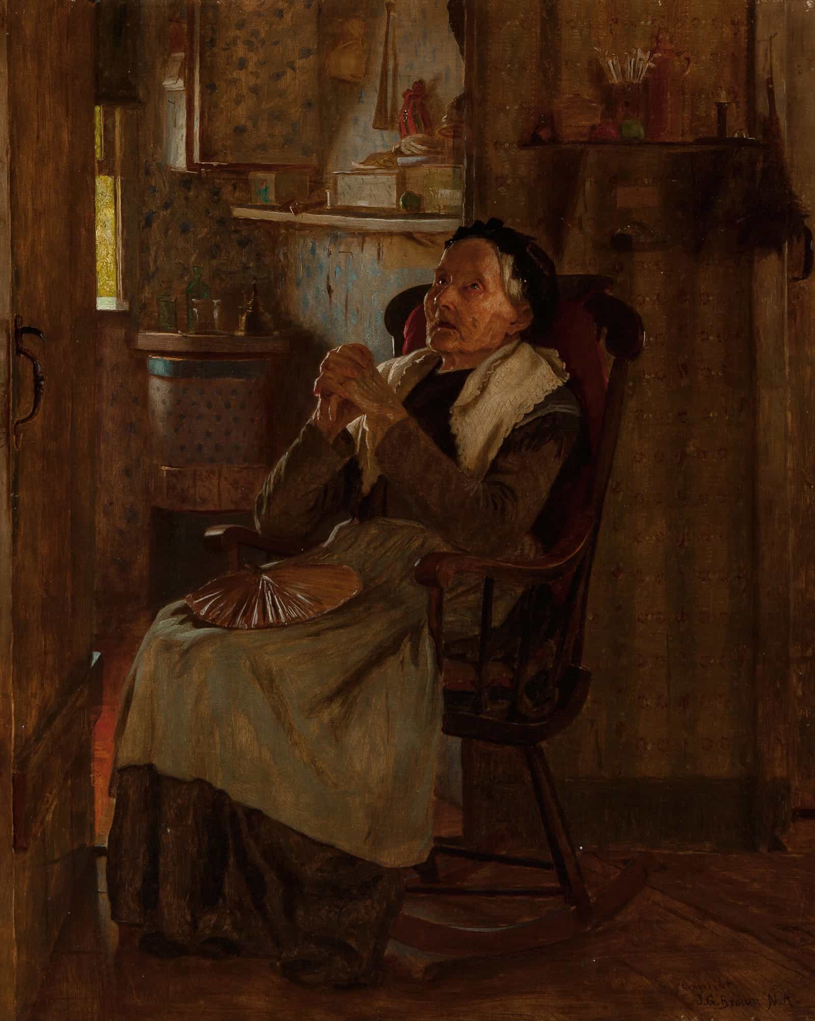 Twas Long Ago by John George Brown