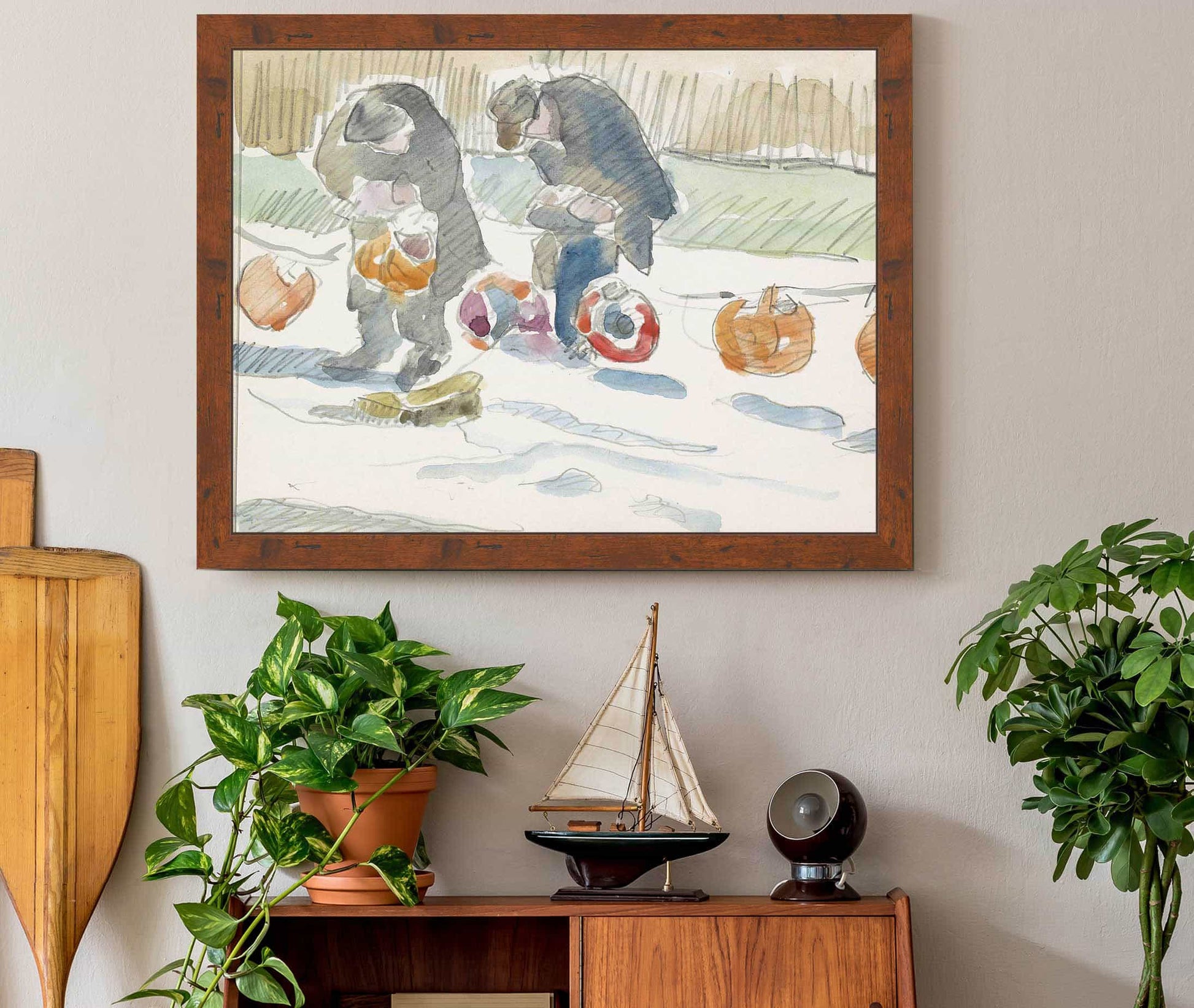 Twee Mannen Op Een Straat by Reijer Stolk