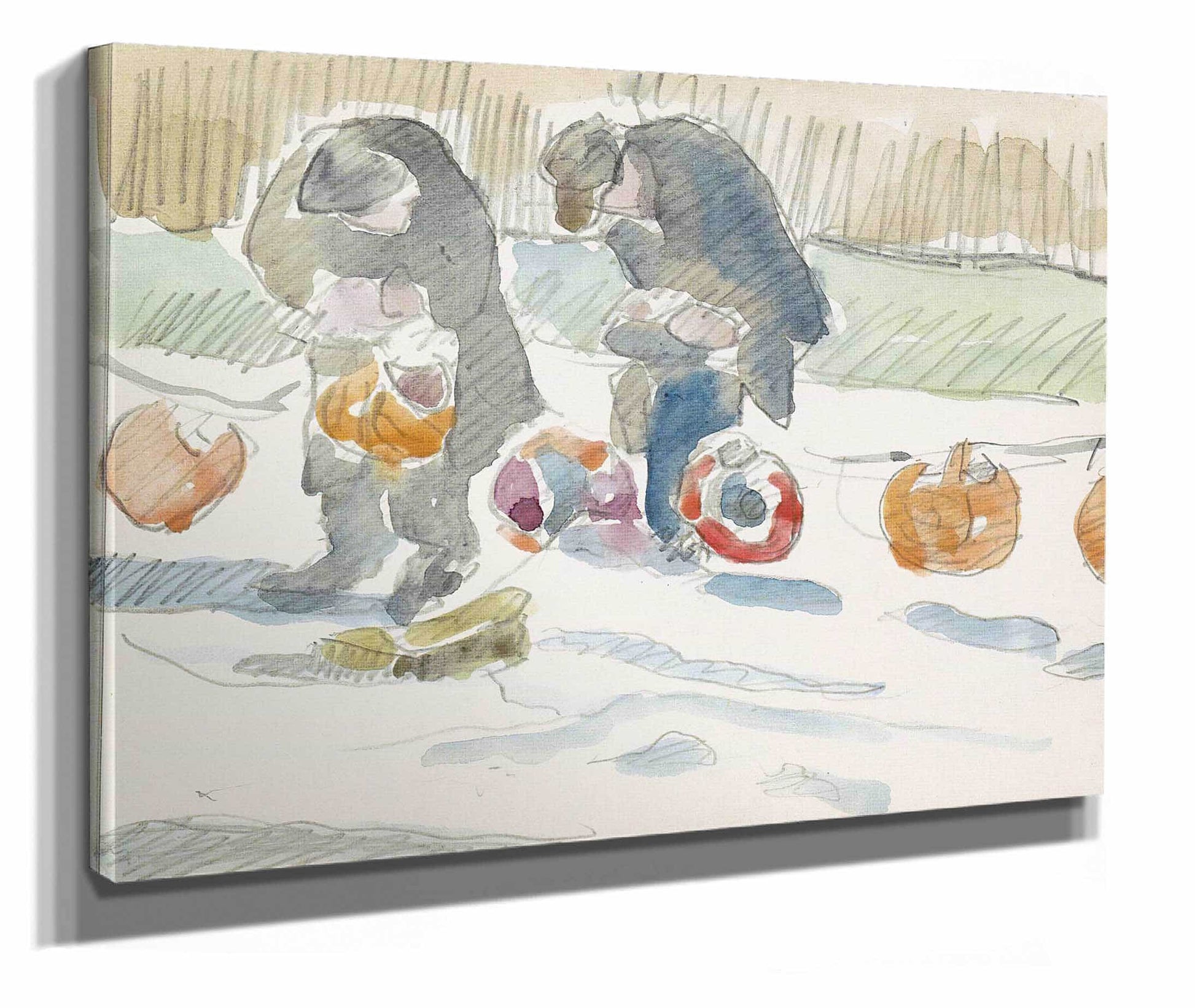 Twee Mannen Op Een Straat by Reijer Stolk