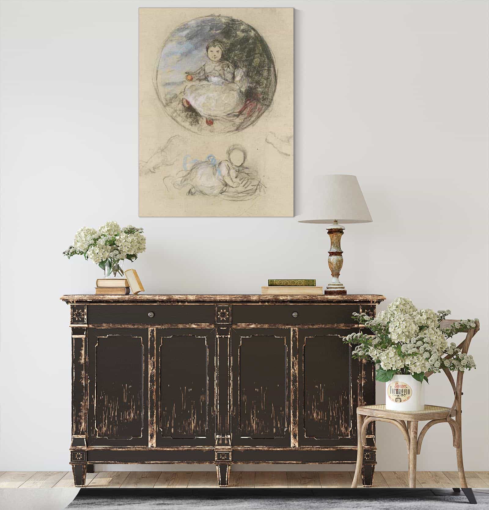 Twee Studies Van Prinses Juliana by Therese Schwartze