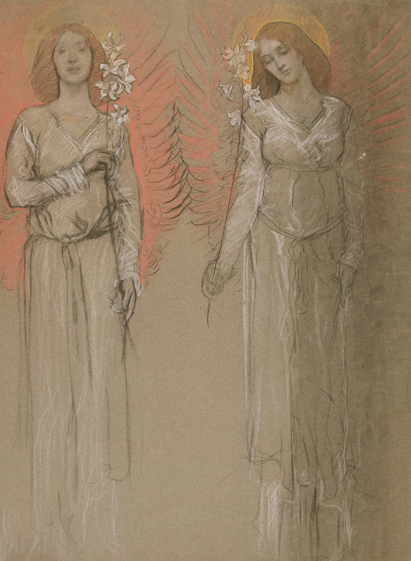 Two Angels by Edwin Austin Abbey