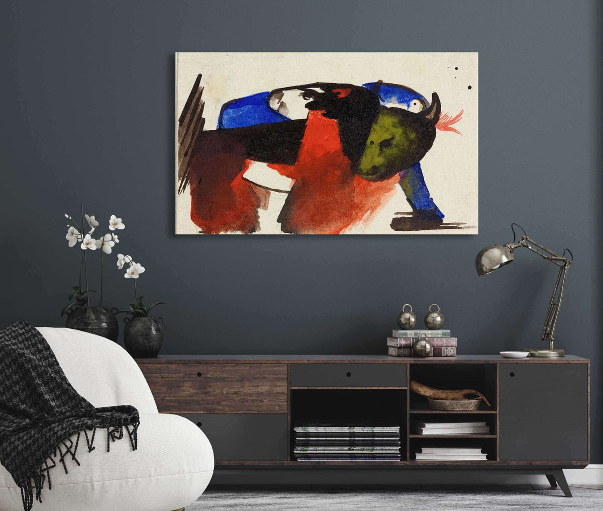 Two Animals by Franz Marc