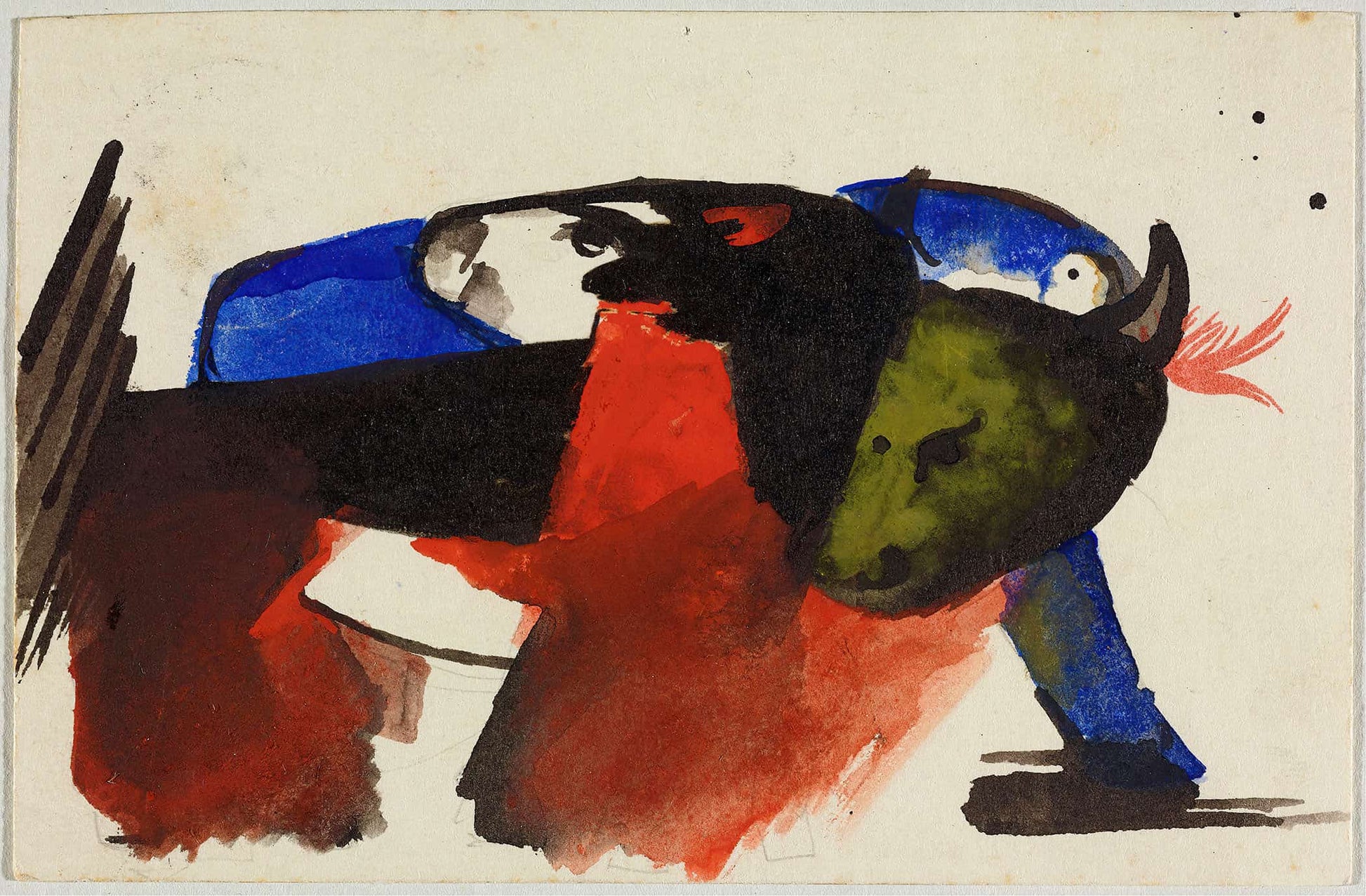 Two Animals by Franz Marc