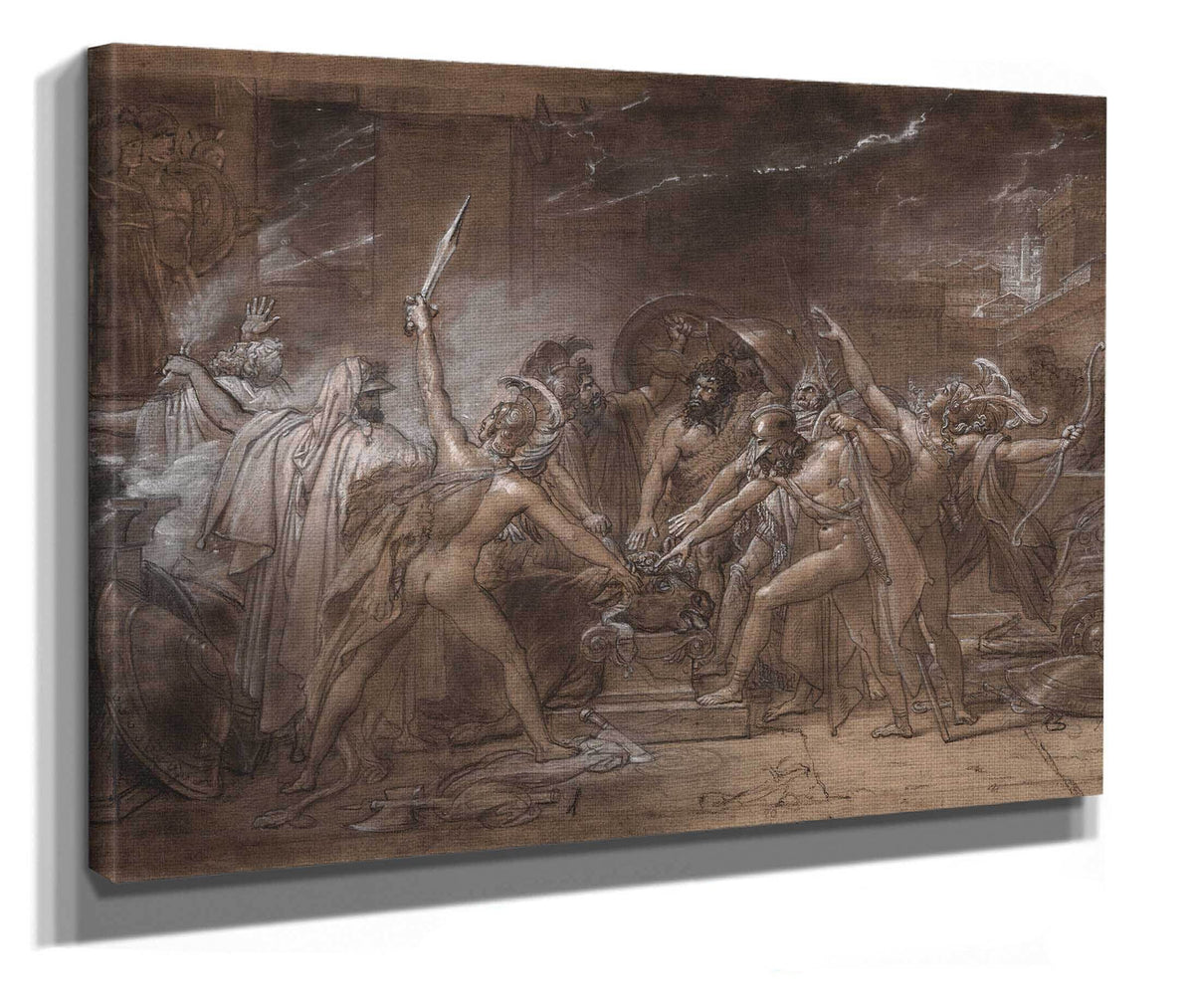 Two Arabs For The Revolt Of Cairo by Anne Louis Girodet Trioson