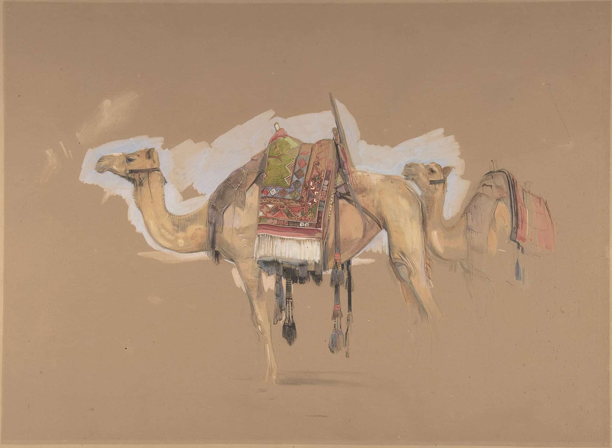 Two Camels by John Frederick Lewis