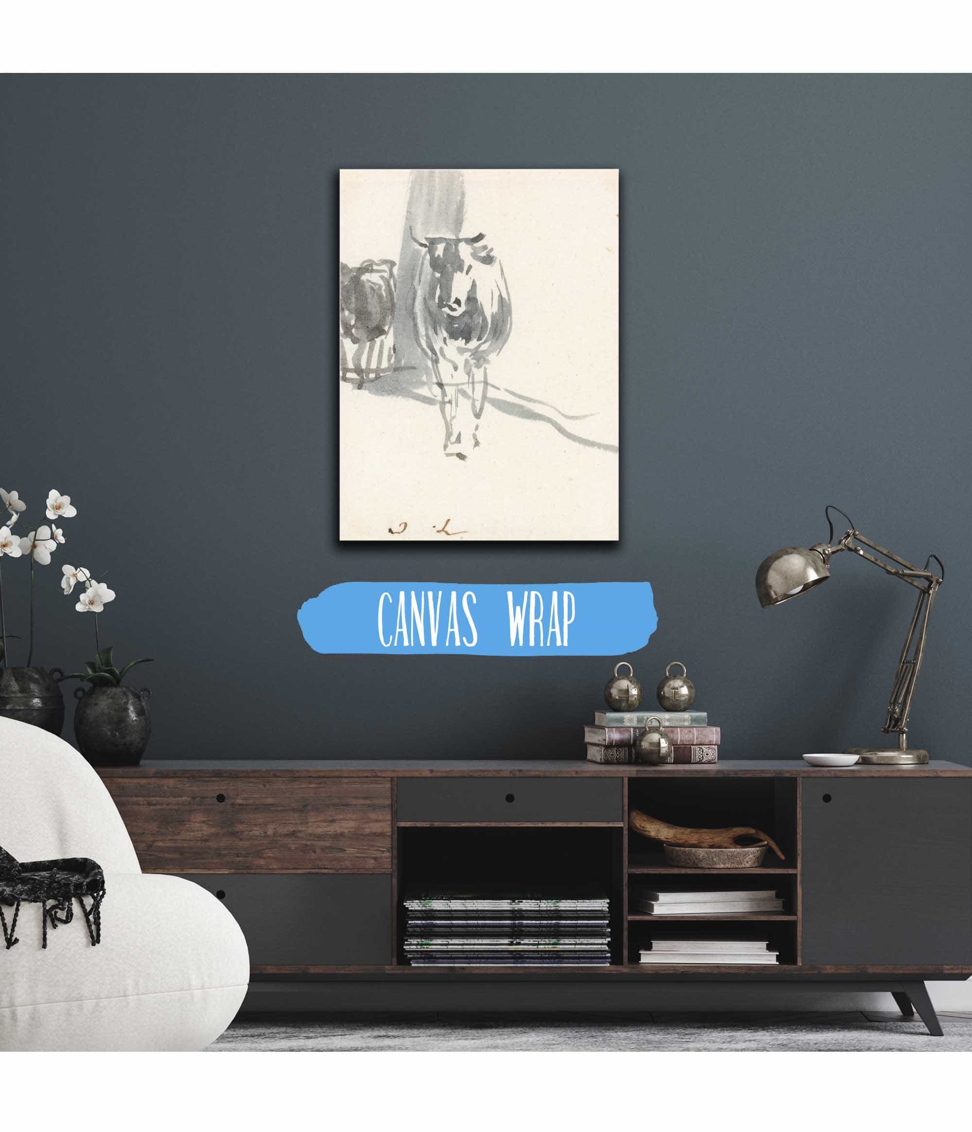Two Cows by John Linnell