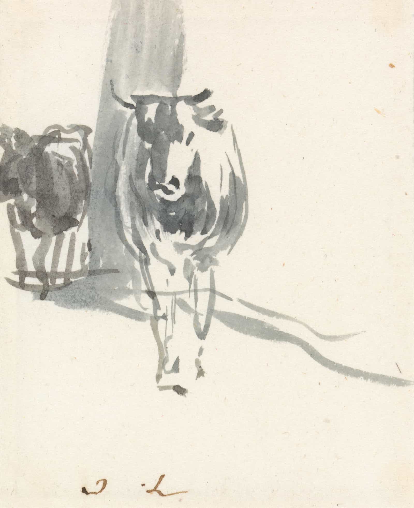 Two Cows by John Linnell