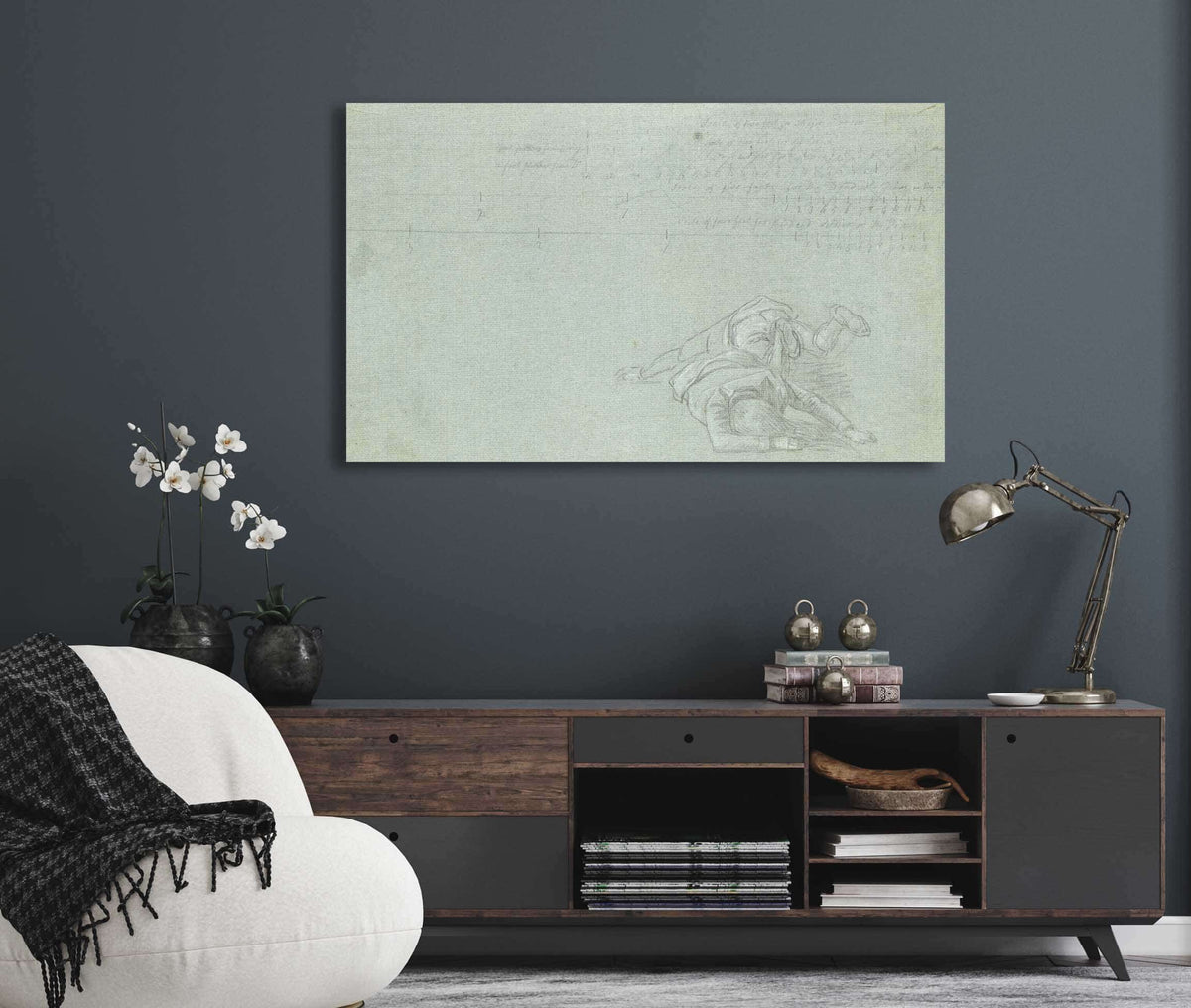 Two Dead Figures   by John Singleton Copley