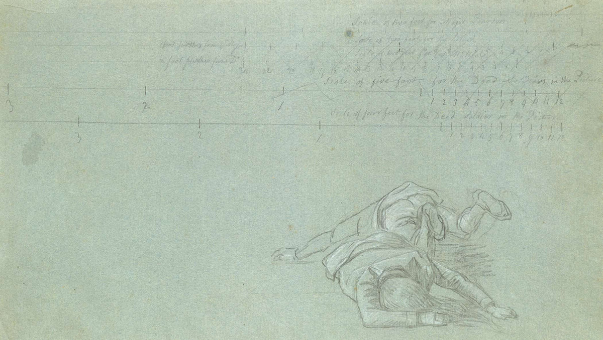 Two Dead Figures   by John Singleton Copley