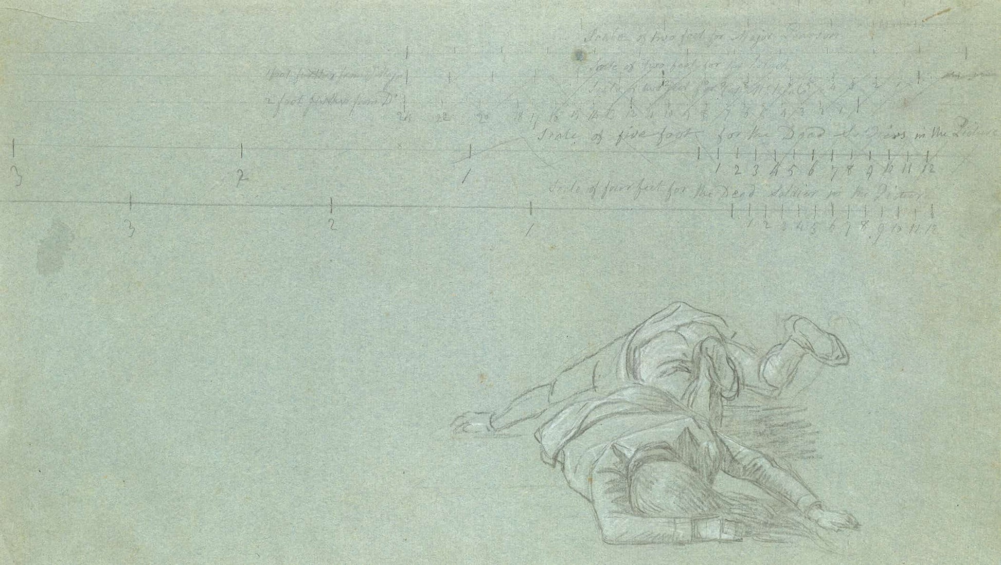 Two Dead Figures   by John Singleton Copley