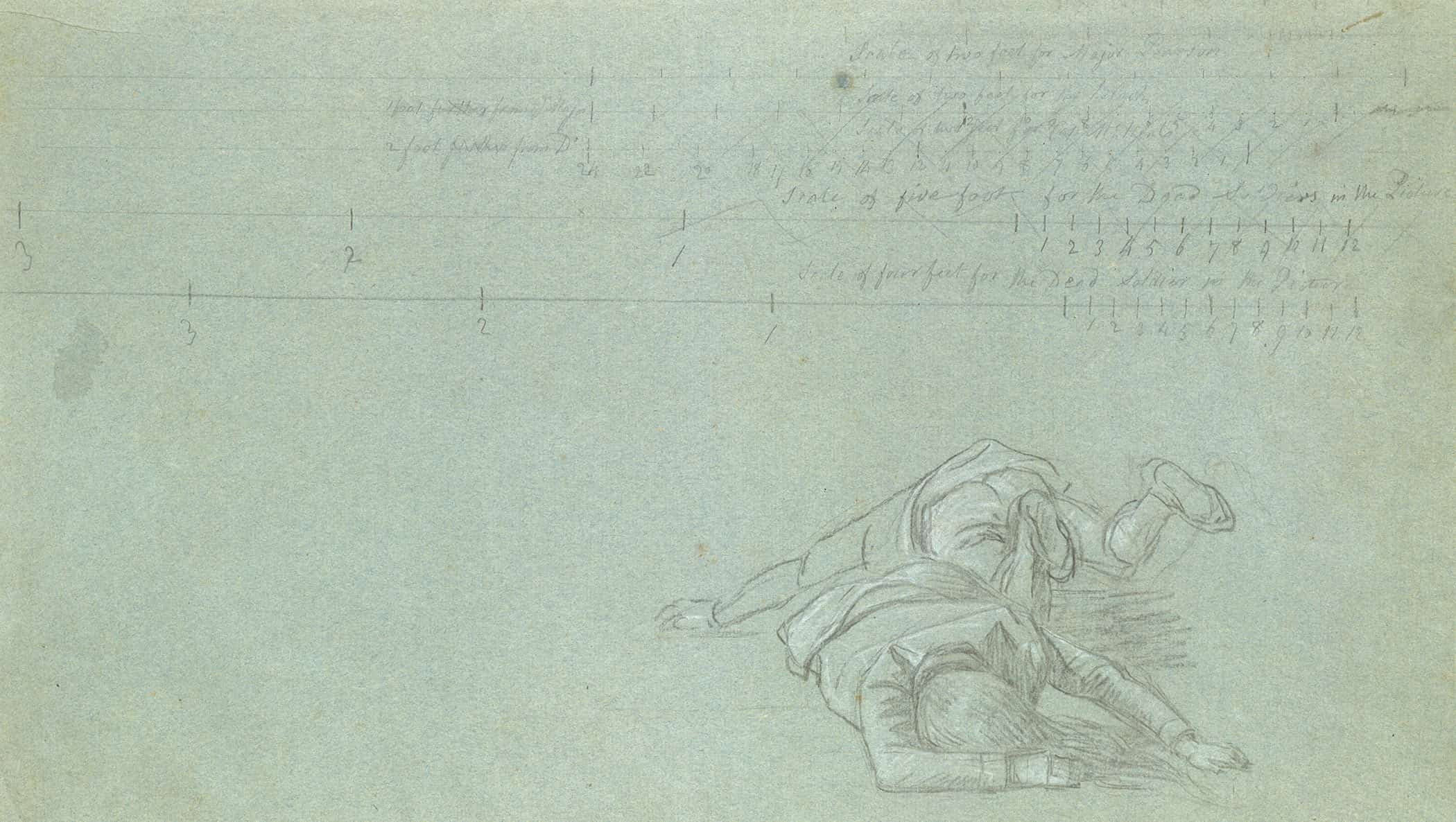 Two Dead Figures   by John Singleton Copley