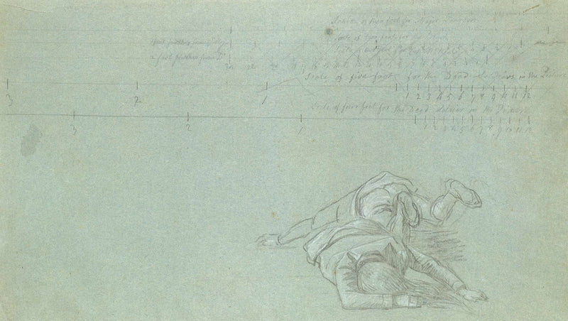 Two Dead Figures   by John Singleton Copley